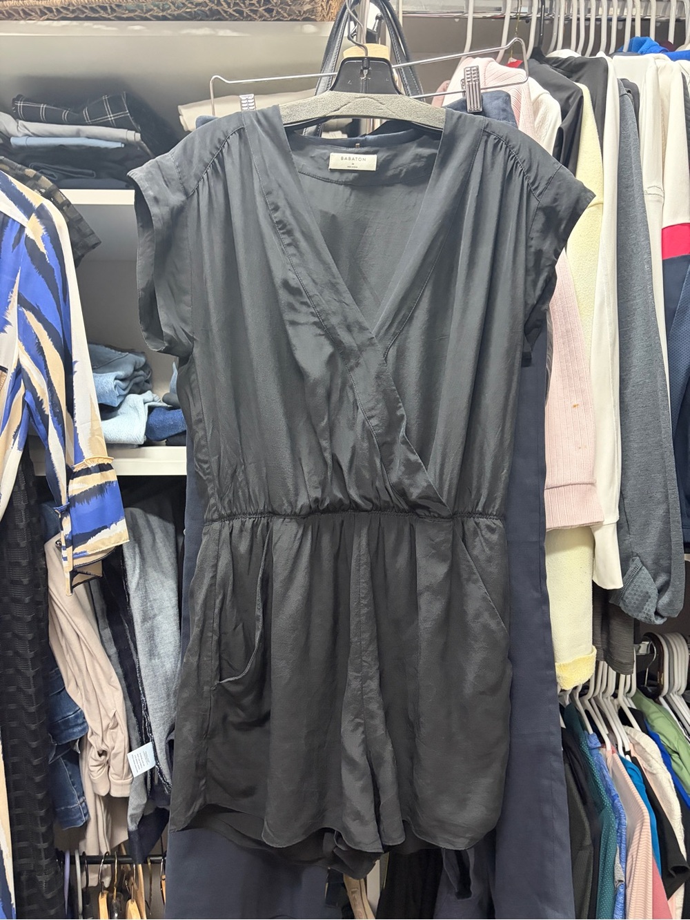 Babaton black romper medium